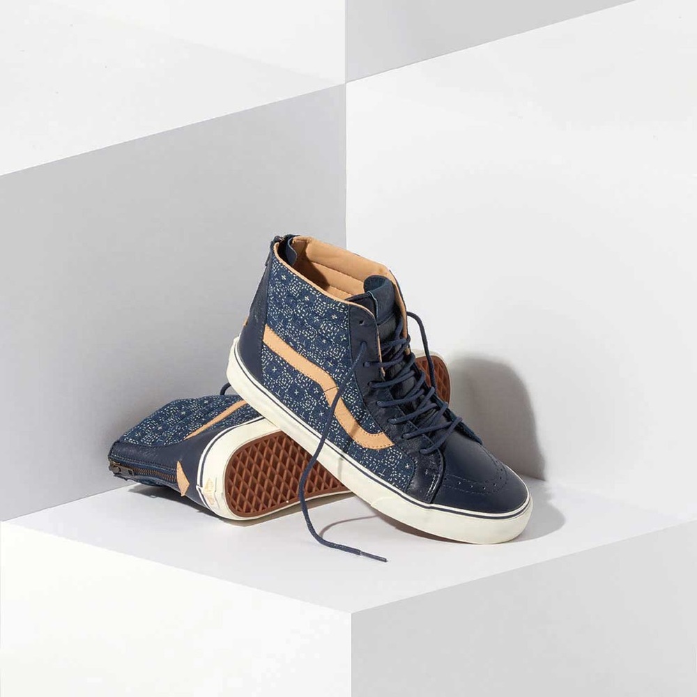 Vans SK8 Hi Zip + Indigo Dress Blues Marshmallow (Men’s size 9)